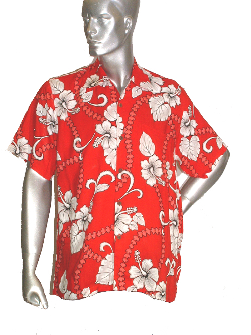 Karmakula Red Hawaiian ShirtBased On Original 1940