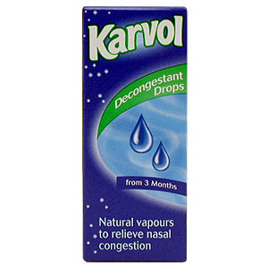 Karvol Decongestant Drops - Size: 12ml