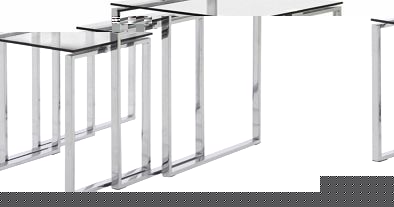 Unbranded Katrine Glass Nest of Tables