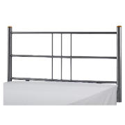 Unbranded Kavala Metal Single Headboard, Silver Alloy