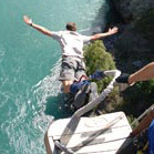 The AJ Hackett bungy jump from the Kawarau Bridge is the world