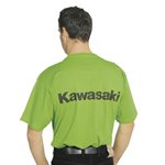 Kawasaki lime V-neck T-shirt