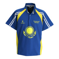 Unbranded Kazakhstan Rugby Shirt.