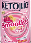 KETOjuice Smoothie Sachet - Strawberry and Banana - 2g Carbs