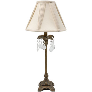 Kew Antique Gold Resin Lamp