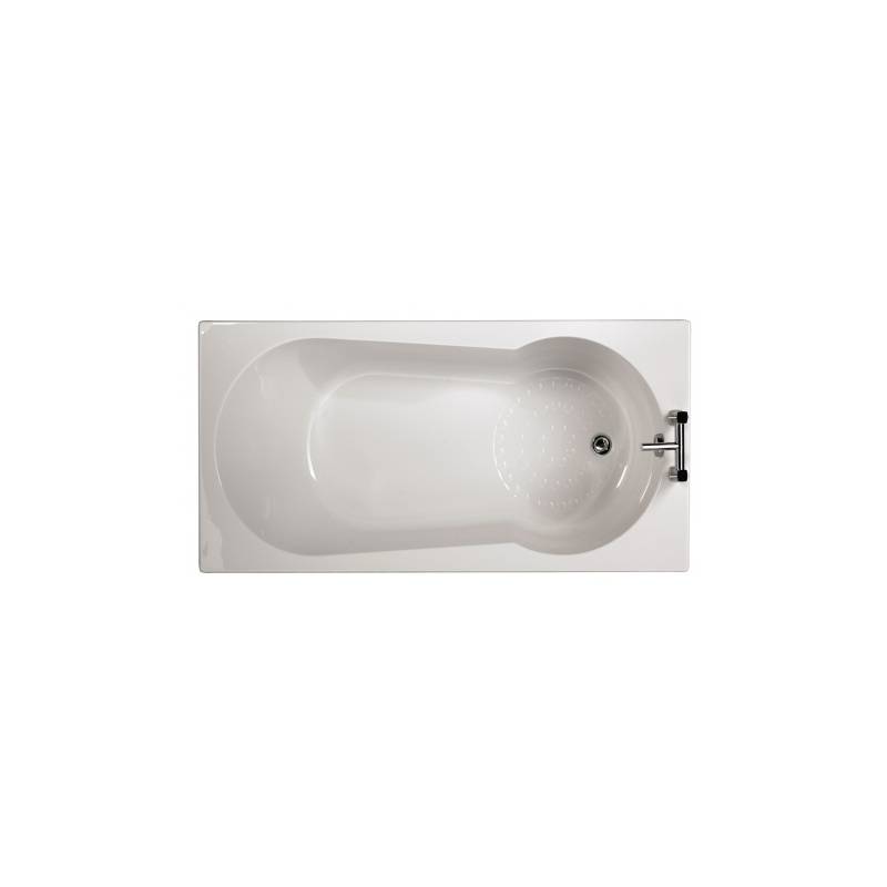 Unbranded Keyhole Bath 1700 x 800 With Front Panel
