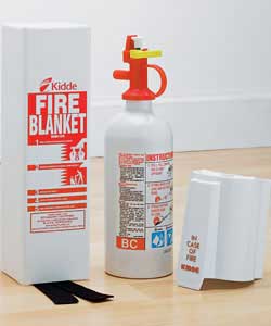 Pack contains: 1 x 0.68kg BC dry powder fire extinguisher, (not for use on chip pan fires)