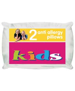 Unbranded Kids Anti-Allergy Pillow Pair