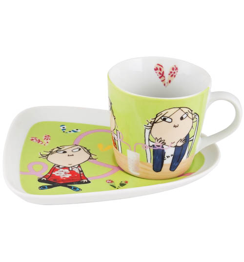 Unbranded Kids Charlie and Lola Milk and Biscuits Set
