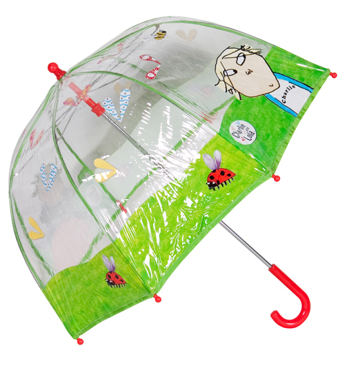 Unbranded Kids Charlie and Lola See Through Dome Umbella
