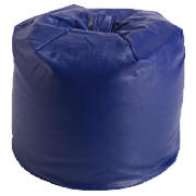 Unbranded Kids Faux Leather Blue Beanbag