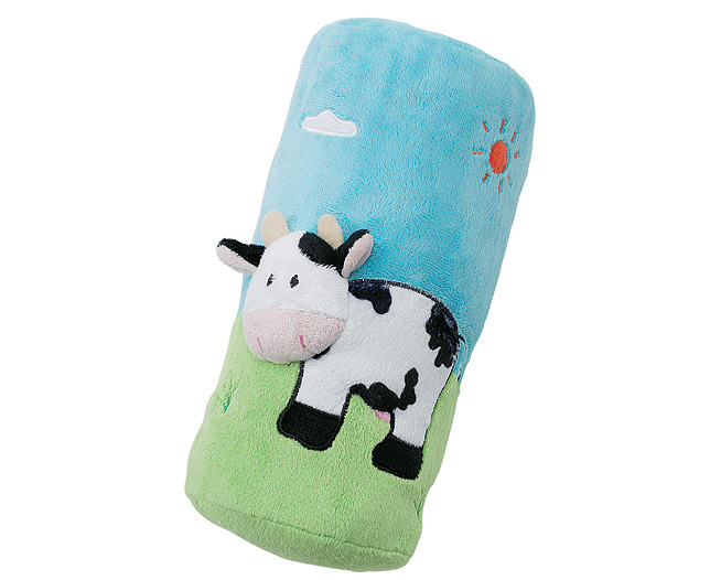 Unbranded Kids Fleece Blanket Cow