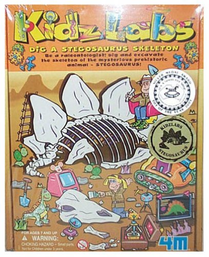 Kids Labs - Dig a Stegosaurus Skeleton, Great Gizmos toy / game