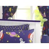 Unbranded Kids Lined Curtains - Blast Off