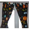 Unbranded Kids Lined Curtains 72s - Space