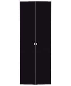 Unbranded Kids Modular Double Wardrobe Door - Black Gloss