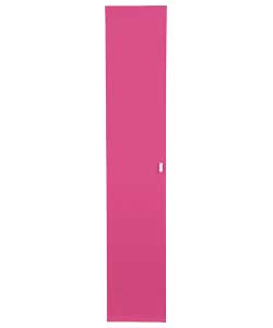 Unbranded Kids Modular Single Wardrobe Door - Pink Gloss