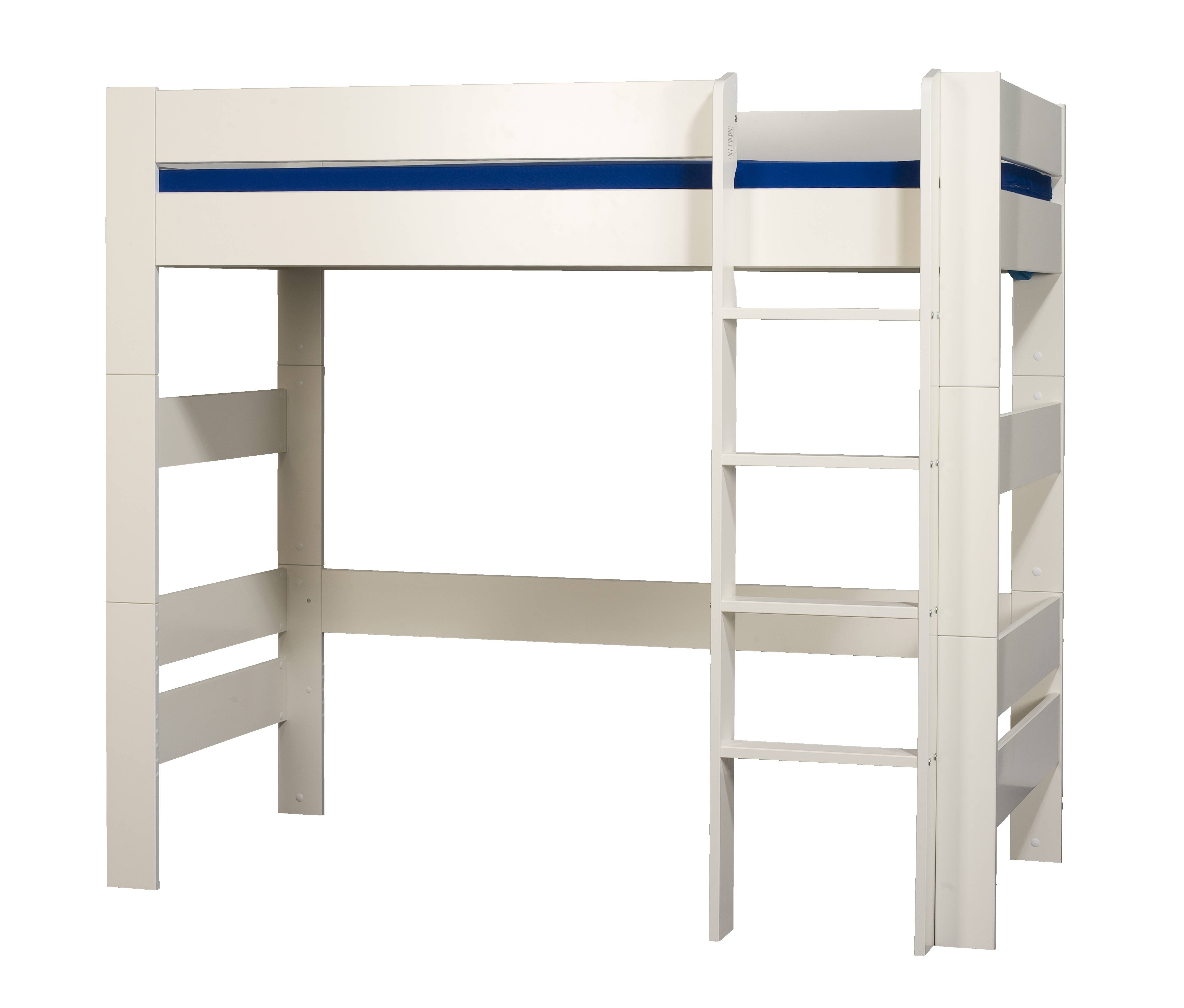 Unbranded Kids World White Highsleeper Bed
