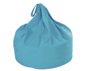 Fun and funky waterproof beanbags. Ideal for indoor and outdoor use. Fabric handle at the top to hel