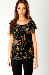 Unbranded Kim Floral Bow Blouse