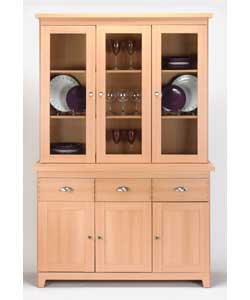 Kimbolton Beech Effect 3 Door Display Unit