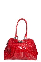 Unbranded Kimora Mock Croc Patent Bag