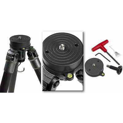 The Kirk FP-100 Tripod Base is designed for the Gitzo 100 series tripods. These plate assemblies mou