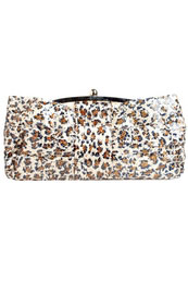 Unbranded Kirsty animal print sequin clutch bag