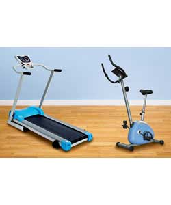 Unbranded Kirsty Motorised Treadmill with Free Exercise Bike