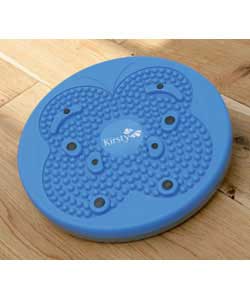 Twist board with magnets that improve circulation, strengthens back, tightens abs and firms buttocks