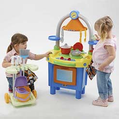 Kitchen And Cleaning Trolley