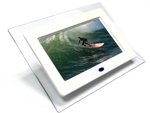 Unbranded KitVision 7` Digital Photo Frame - White -