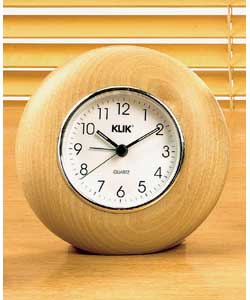 Klik Natural Wood Alarm Clock