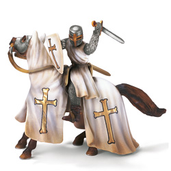 Unbranded Knight with Sword on Horse