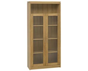 Unbranded Knightwood tall wide glazed bookcase