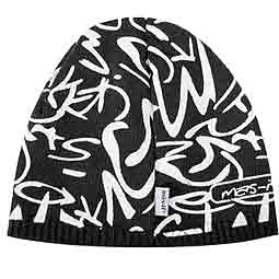 Knitted Graffiti Beanie Hat