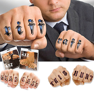 Unbranded Knuckle Temporary Tattoos