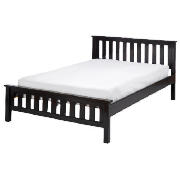 Unbranded Kola Double Bed, Dark Stain