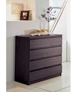 Kolari 4-Drawer Chest - Chocolate