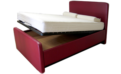 Unbranded Komfi Kargo Club 5` Ottoman Bedstead in Red Offer