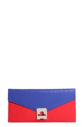 Unbranded Kora Colour Reverse Twist Lock Clutch Bag