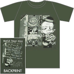 Untouchables World Tour 2002 T-shirt