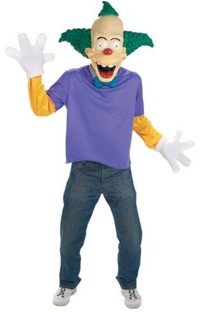 Unbranded Krusty Clown Deluxe Adult Costume