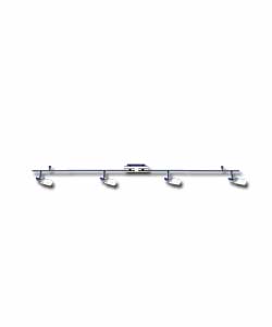 Krypton Brushed Iron 4 Light Metal Bar