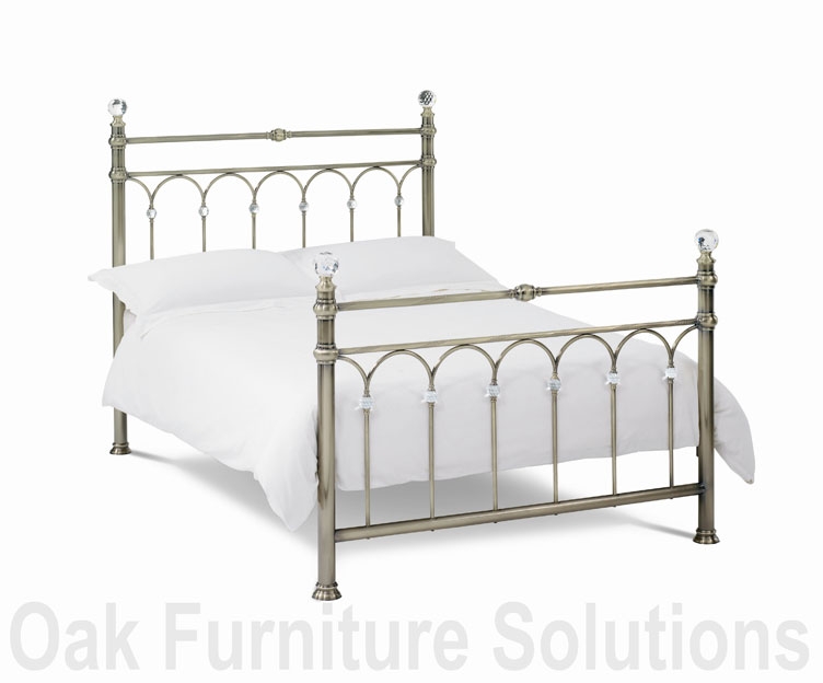 Unbranded Krystal Antique Brass Bedstead - 135cm Double