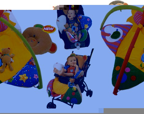 An award winning brightly coloured 3 in 1 bear playgym from K`s Kids producing amazing activity