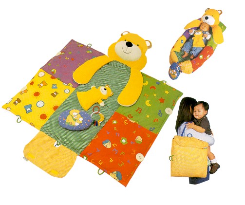 An award winning brightly coloured jumbo playmat from K`s Kids producing amazing activity toys for