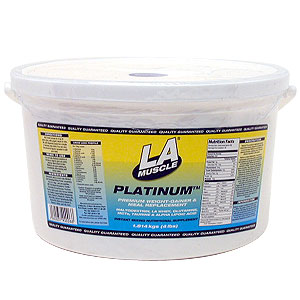 LA Muscle Platinum - Vanilla Flavour - Size: 1.814kgs (4lbs)
