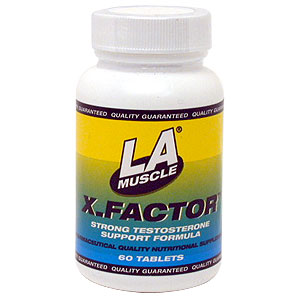 LA Muscle X-Factor Tablets - Size: 60 Tablets