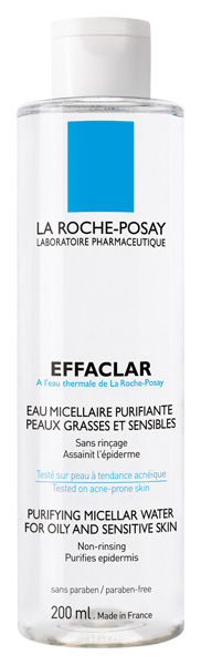 La Roche-Posay Effaclar Purifying Micellar Water For Oily Sensitive Skin 200ml: Express Chemist offer fast delivery and friendly, reliable service. Buy La Roche-Posay Effaclar Purifying Micellar Water For Oily Sensitive Skin 200ml online from Express